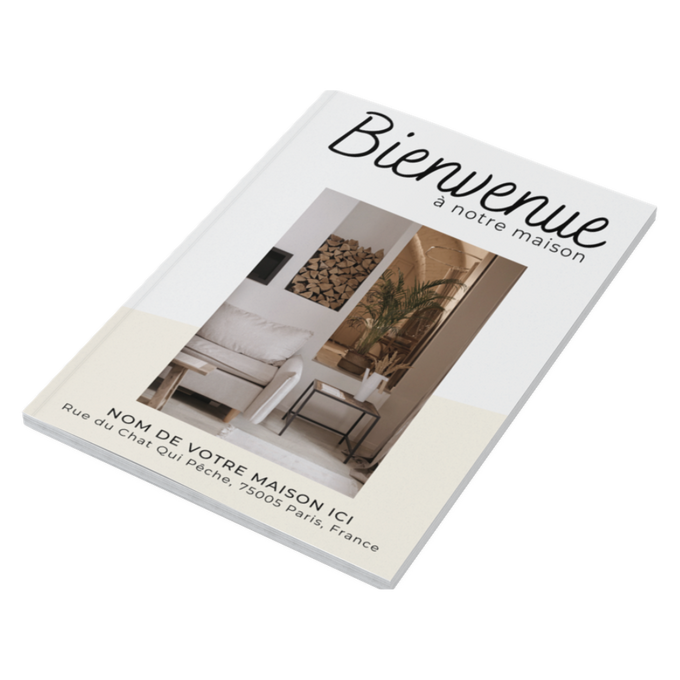 BnB Welcome Book Template (French version)